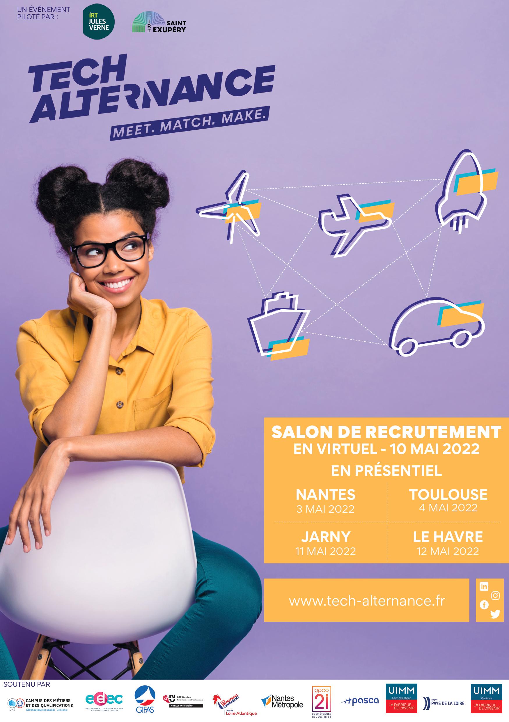 Salon TechAlternance Nantes Toulouse