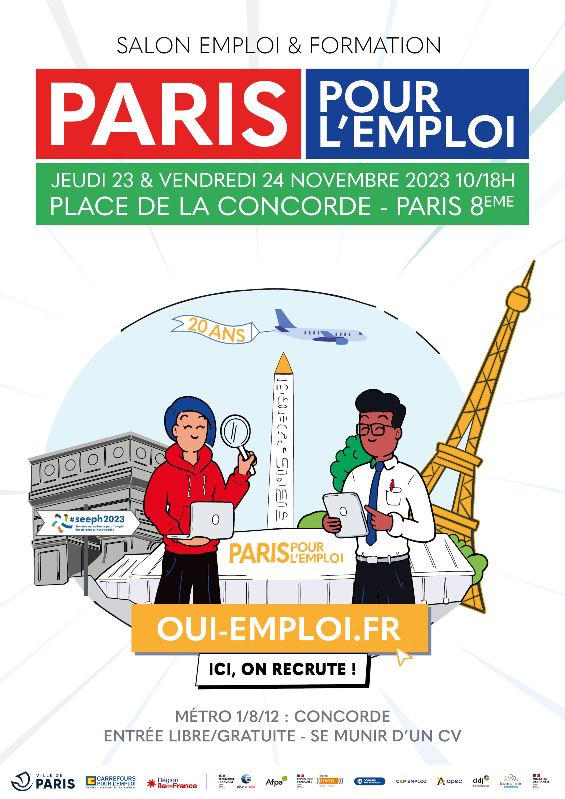 Paris pour l'emploi 2023